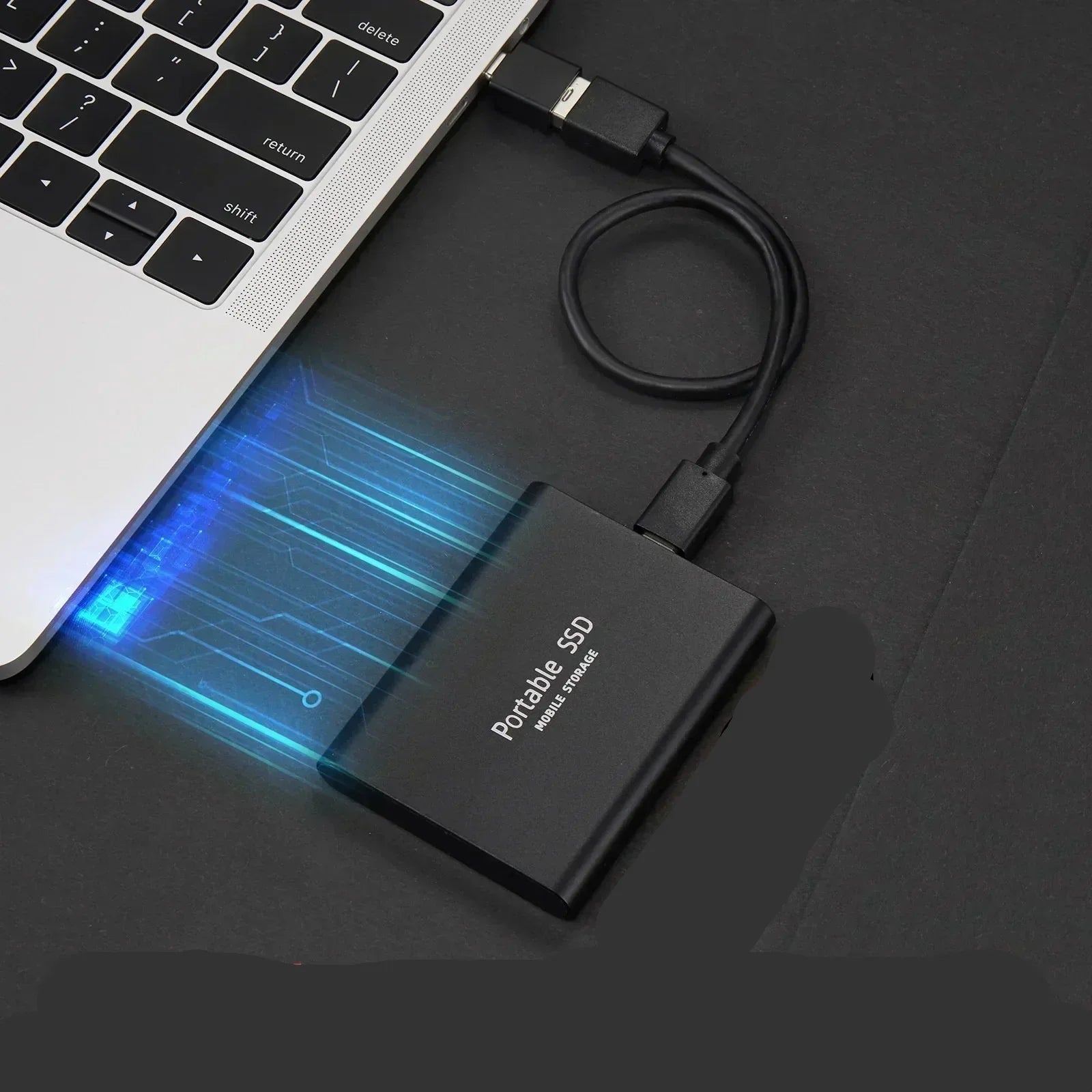 Sisica | 128GB Portable SSD with a Tough, Slim Build