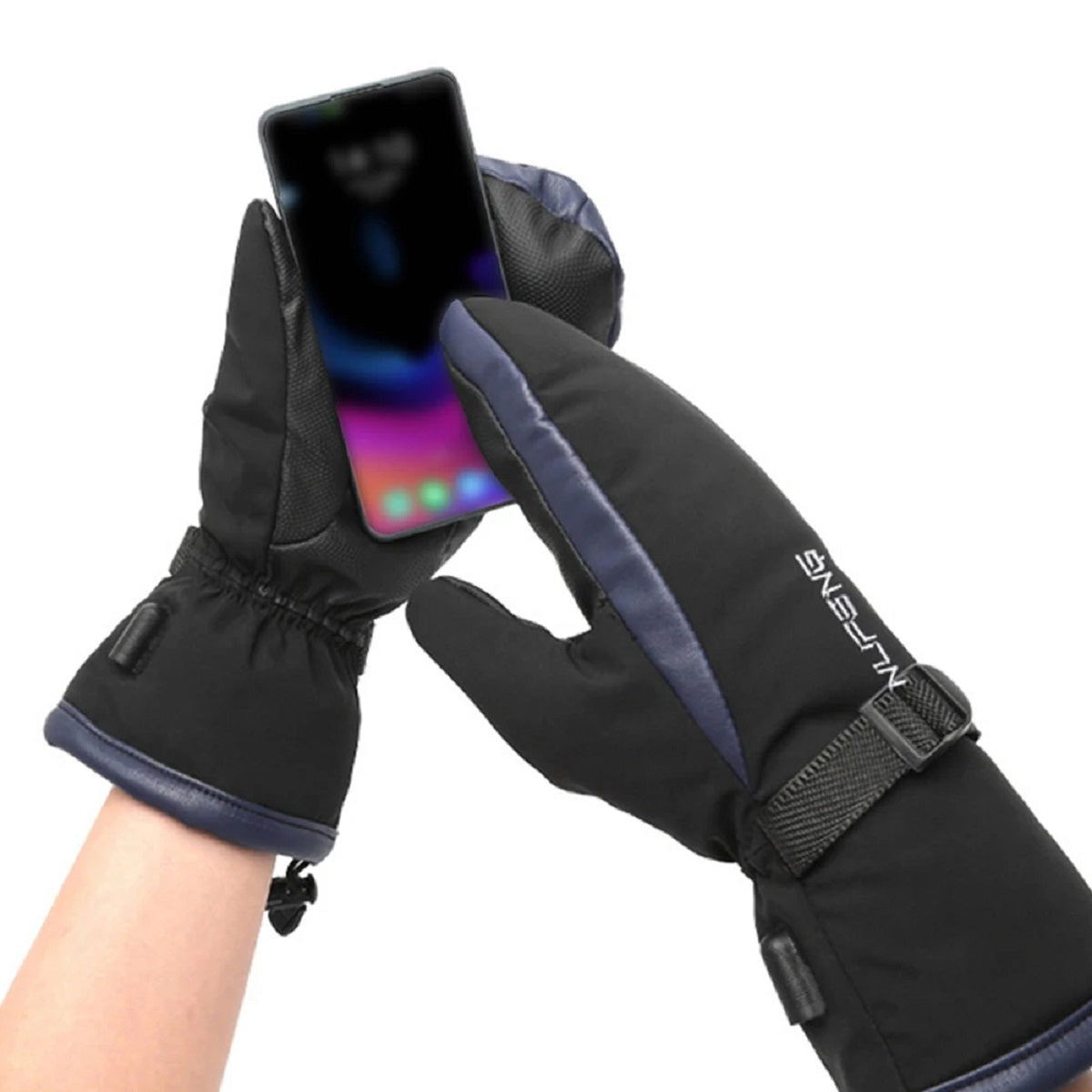 Sisica | USB Heated Gloves | Instant Heat, Dual-Zone, Waterproof for Outdoor Winter