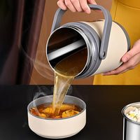 Sisica | USB Heated Lunch Box | 304 Stainless Steel, Portable Food Warmer