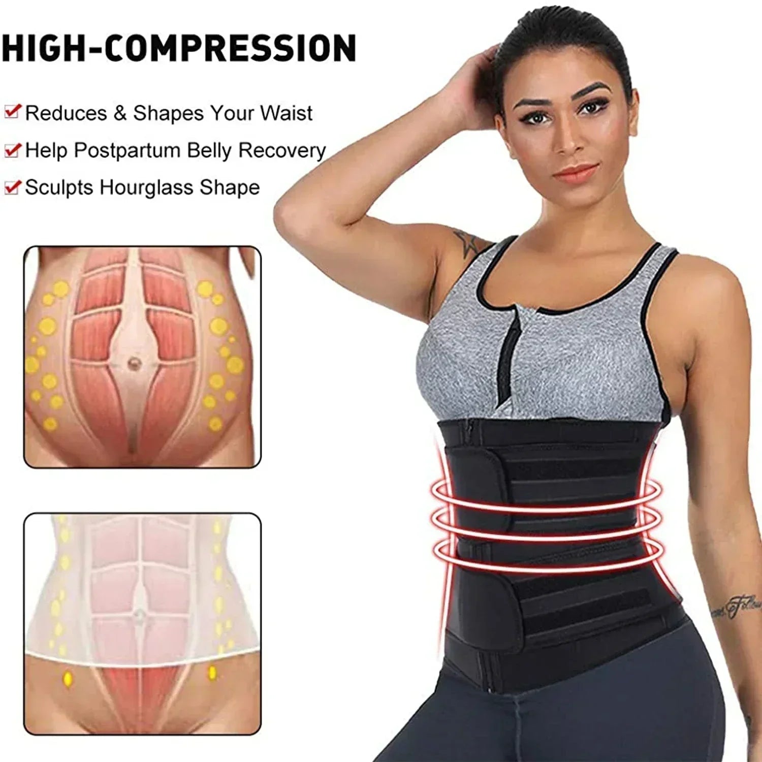 Sisica | Waistband Neoprene Slimming Training Belt