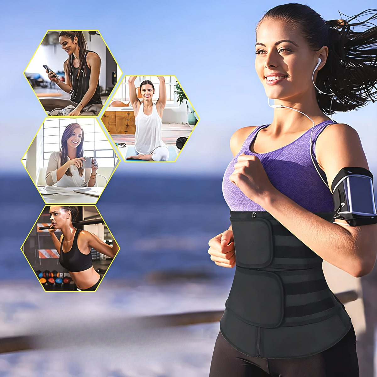 Sisica | Waistband Neoprene Slimming Training Belt