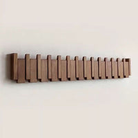 Charly | Wall Coat Rack in Piano Design | Handmade Wood | Natural