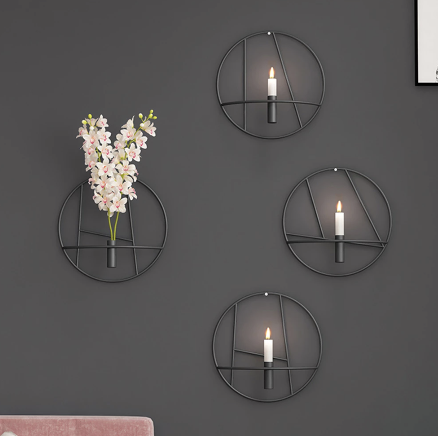 Sisica | WallAura - Ryder Candle Holder and Vase Combination