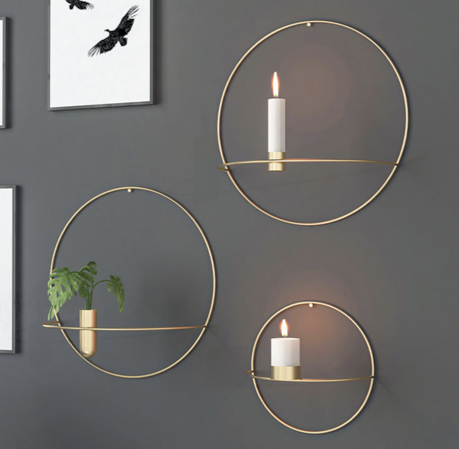 Sisica | WallAura - Ryder Candle Holder and Vase Combination
