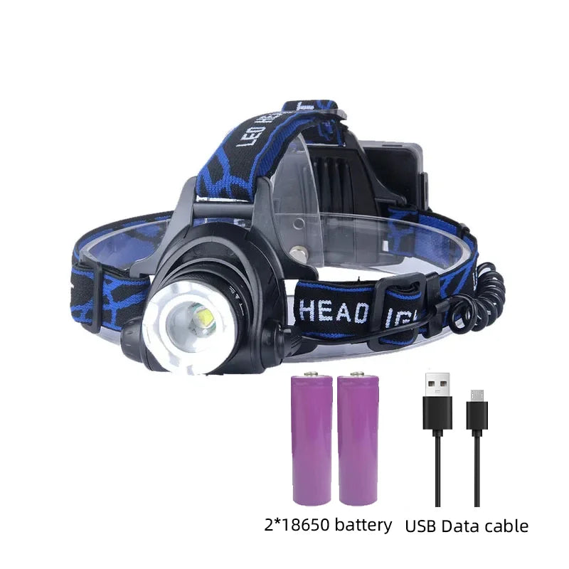 Sisica | Waterproof LED Headlamp with Adjustable Zoom