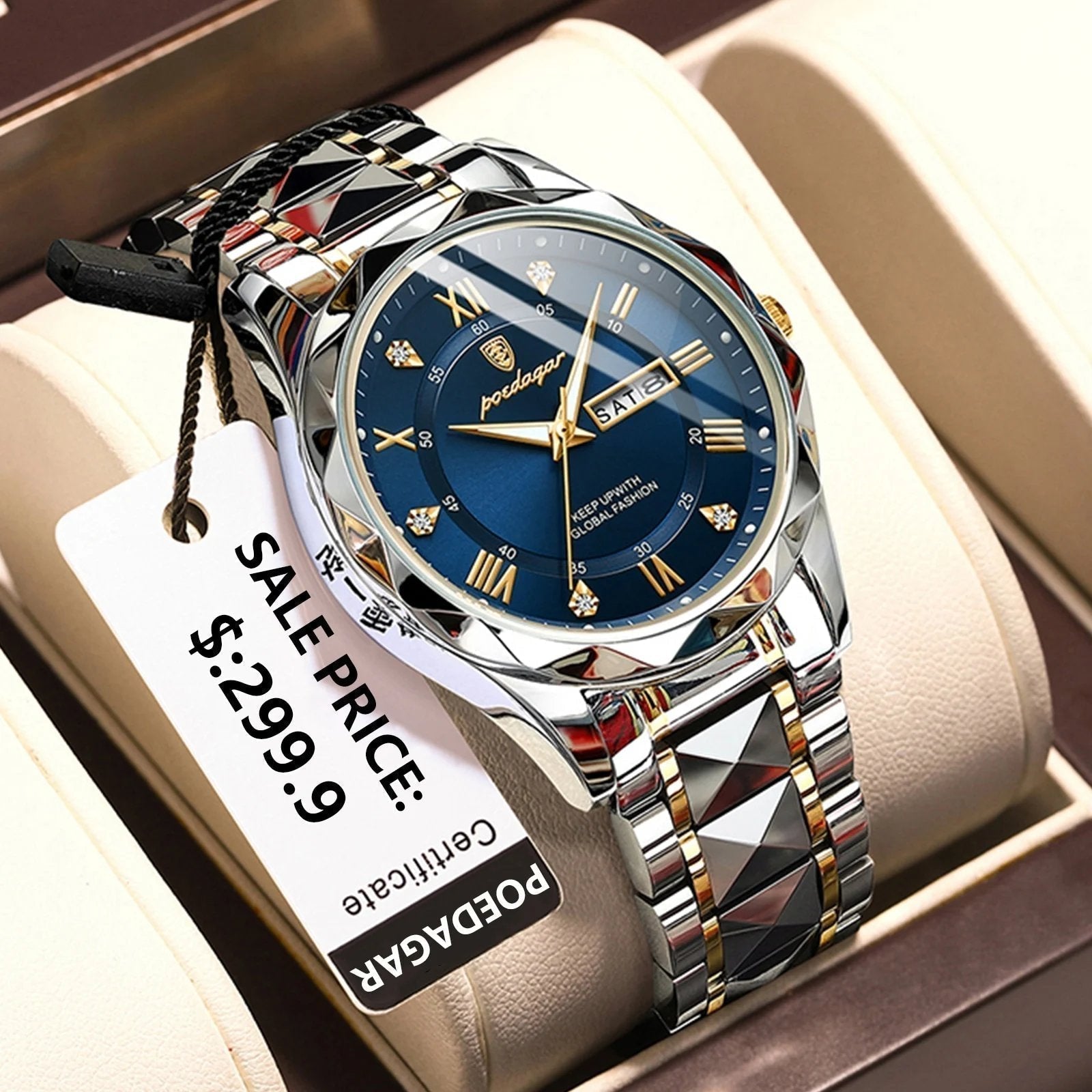 Charly | Waterproof Luxury Men's Wristwatch by the Top Brand with Luminous Function