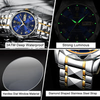 Sisica | Waterproof Luxury Men's Wristwatch by the Top Brand with Luminous Function