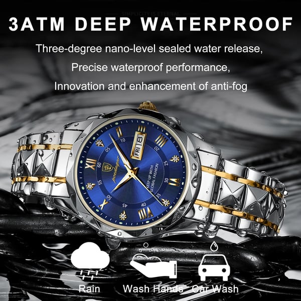 Sisica | Waterproof Luxury Men's Wristwatch by the Top Brand with Luminous Function