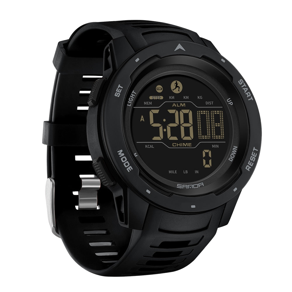 Charly | Waterproof Military Pedometer Digital Watch