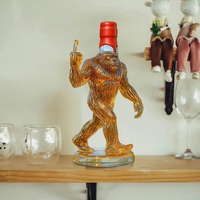 Sisica | Whiskey Decanter Funny Bigfoot Glass Bottle