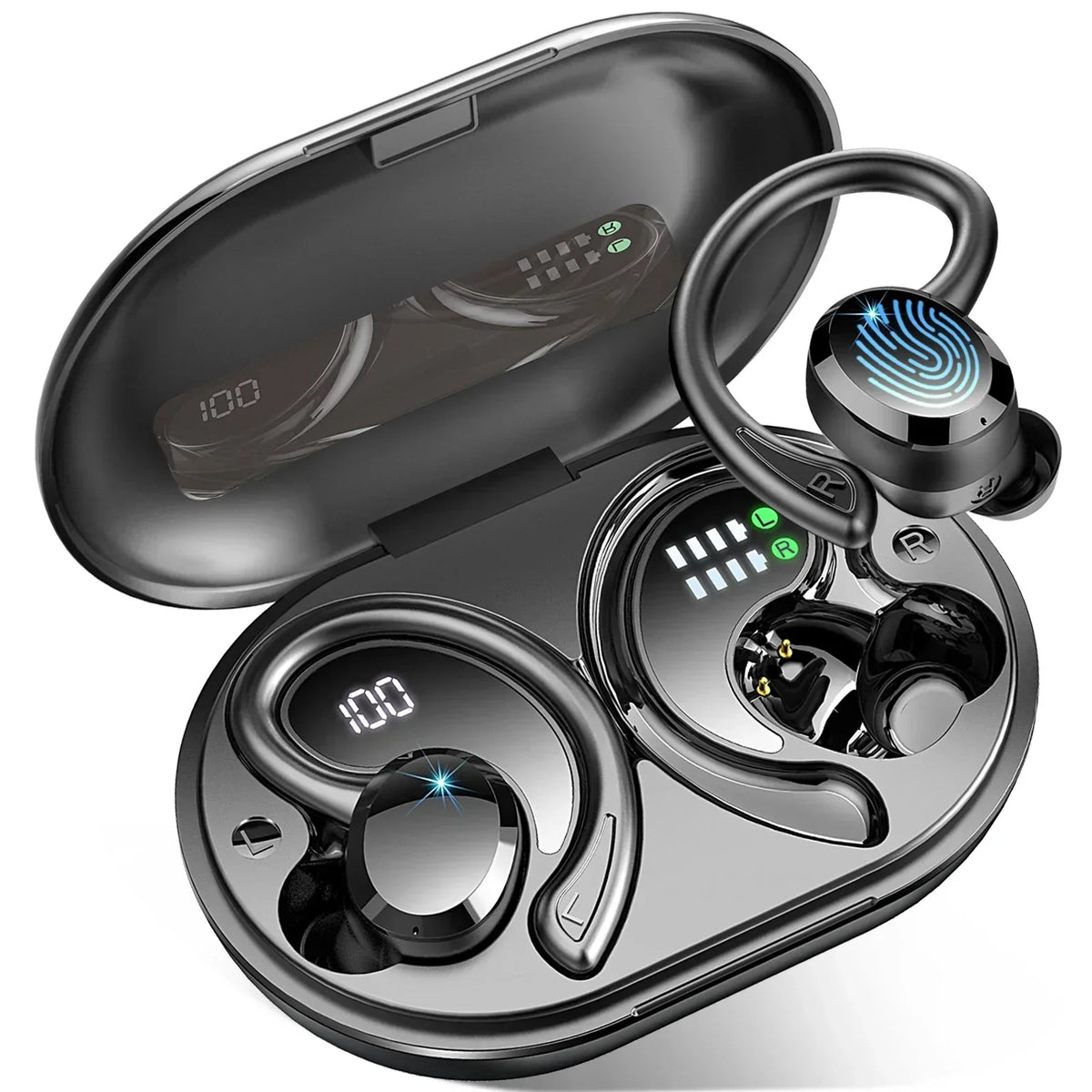 Charly | Wireless Earbuds with Long Battery Life – SecureFit – (1+1 FREE)