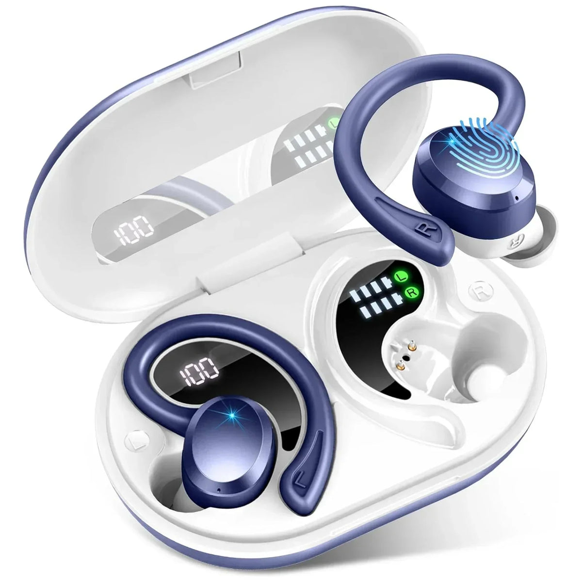 Charly | Wireless Earbuds with Long Battery Life – SecureFit – (1+1 FREE)