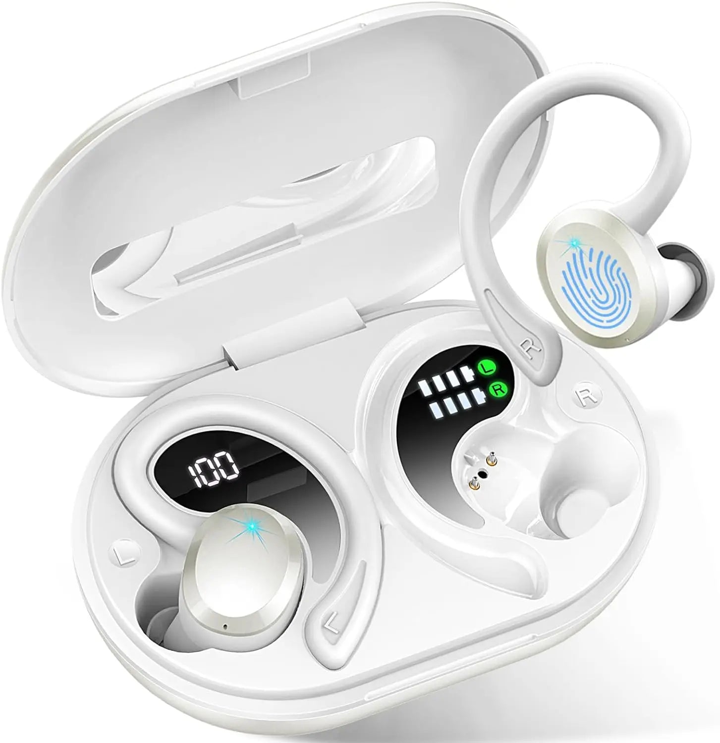 Charly | Wireless Earbuds with Long Battery Life – SecureFit – (1+1 FREE)