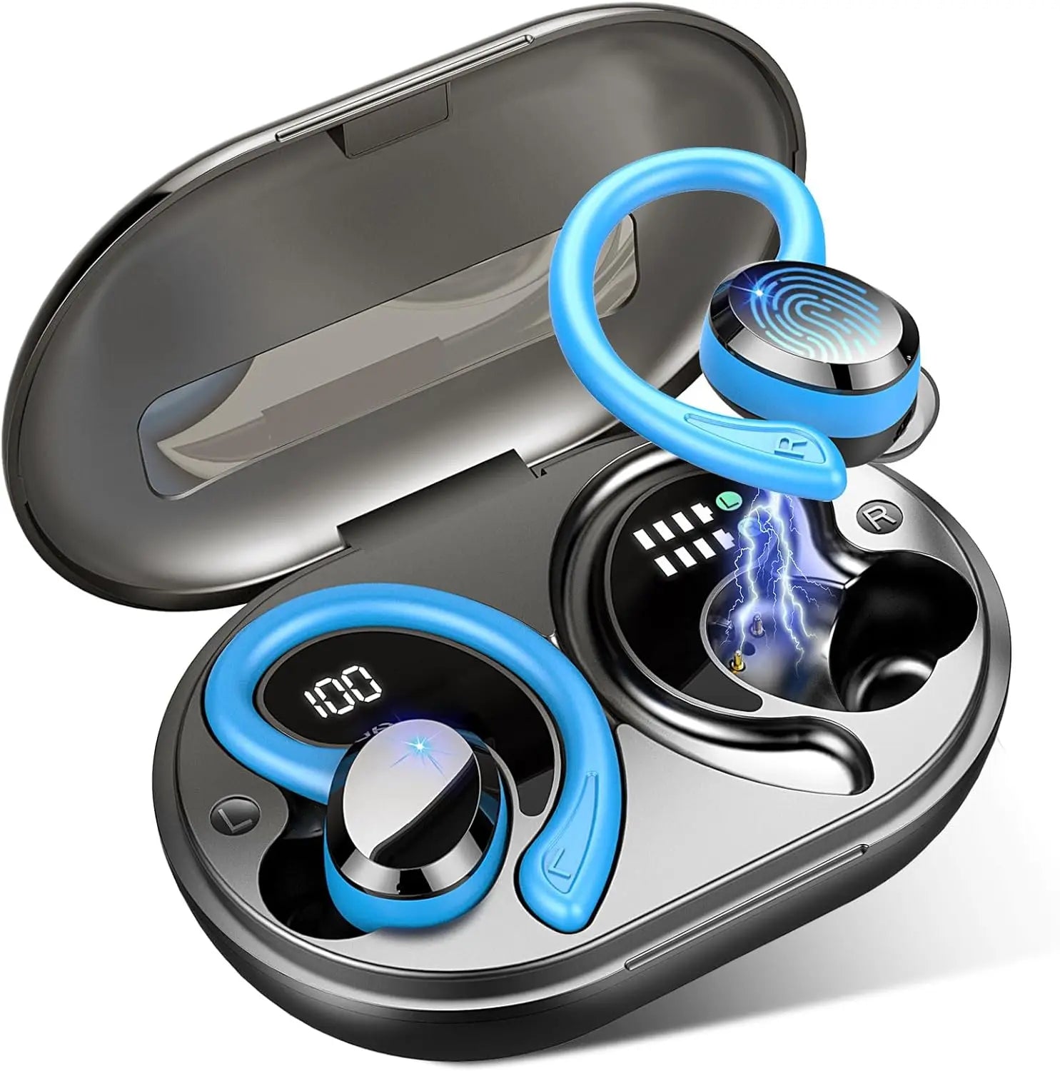 Charly | Wireless Earbuds with Long Battery Life – SecureFit – (1+1 FREE)