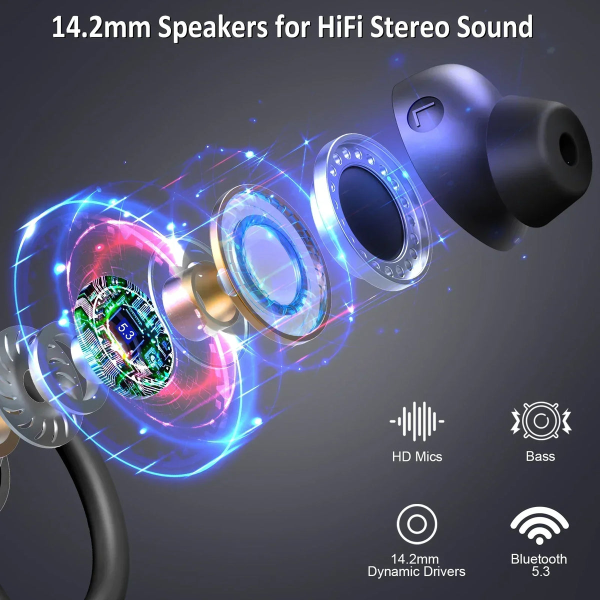 Sisica | Wireless Earbuds with Long Battery Life – SecureFit – (1+1 FREE)