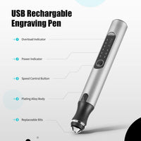 Sisica | Wireless Engraving Pen – Perfect for 50+ Surfaces & DIY Projects