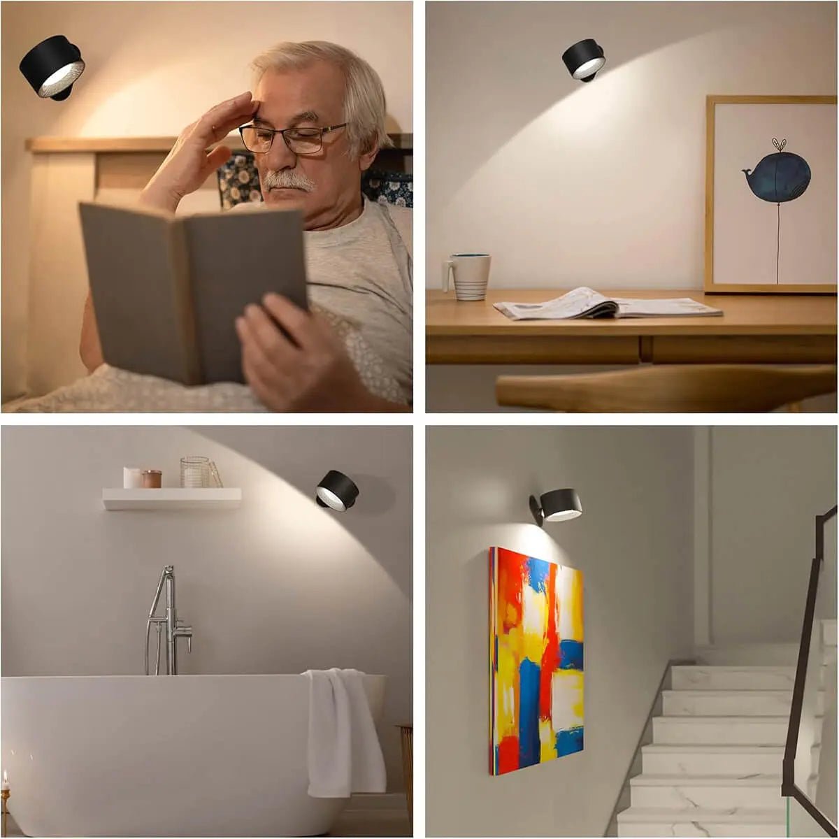 Sisica | Remote-Controlled Wireless Nordic Wall Light