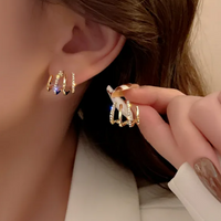 Charly | Women’s Twist Earrings | Lightweight Statement Jewelry | Hypoallergenic Finish