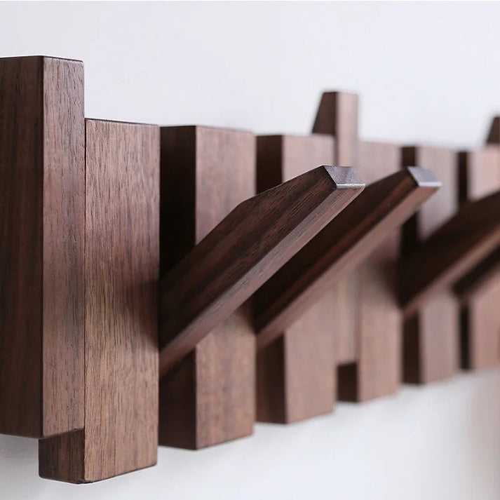 Charly | Wooden Coat Rack with Piano Key Design