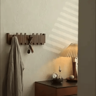 Sisica | Wooden Coat Rack with Piano Key Design