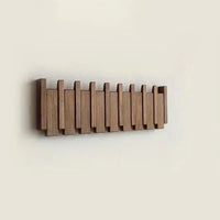 Sisica | Wooden Coat Rack with Piano Key Design