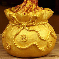 Citrine Crystal Abundance Tree Sculpture