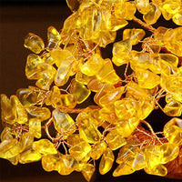 Citrine Crystal Abundance Tree Sculpture