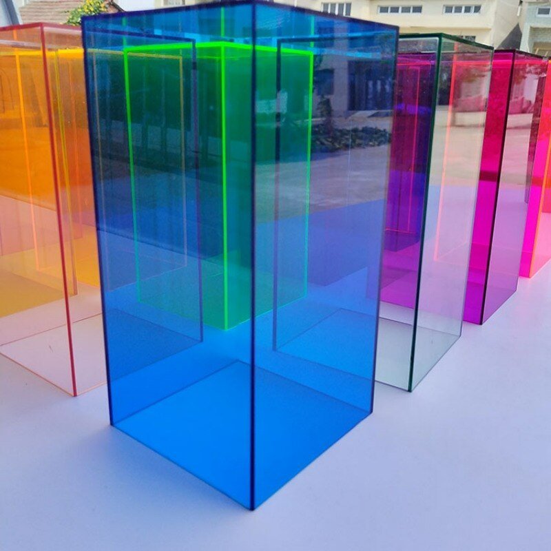 Colorful Acrylic Storage Box - Transparent Display Box