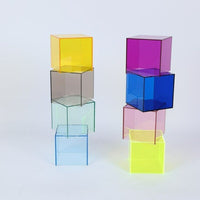 Colorful Acrylic Storage Box - Transparent Display Box