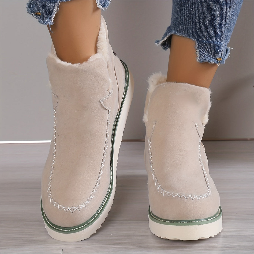 Comfortable Warm Fur-Lined Winter Shoes
