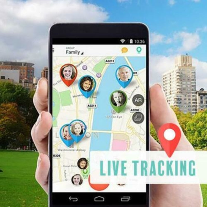 Compact GPS Locator for Children, Pets, and Vehicles – Real-Time Safety in Your Pocket