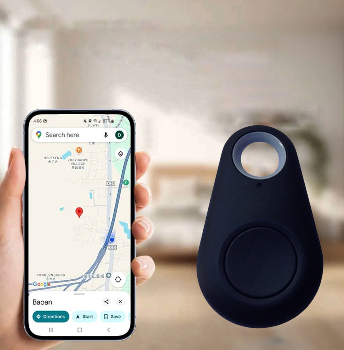 Compact GPS Locator for Children, Pets, and Vehicles – Real-Time Safety in Your Pocket