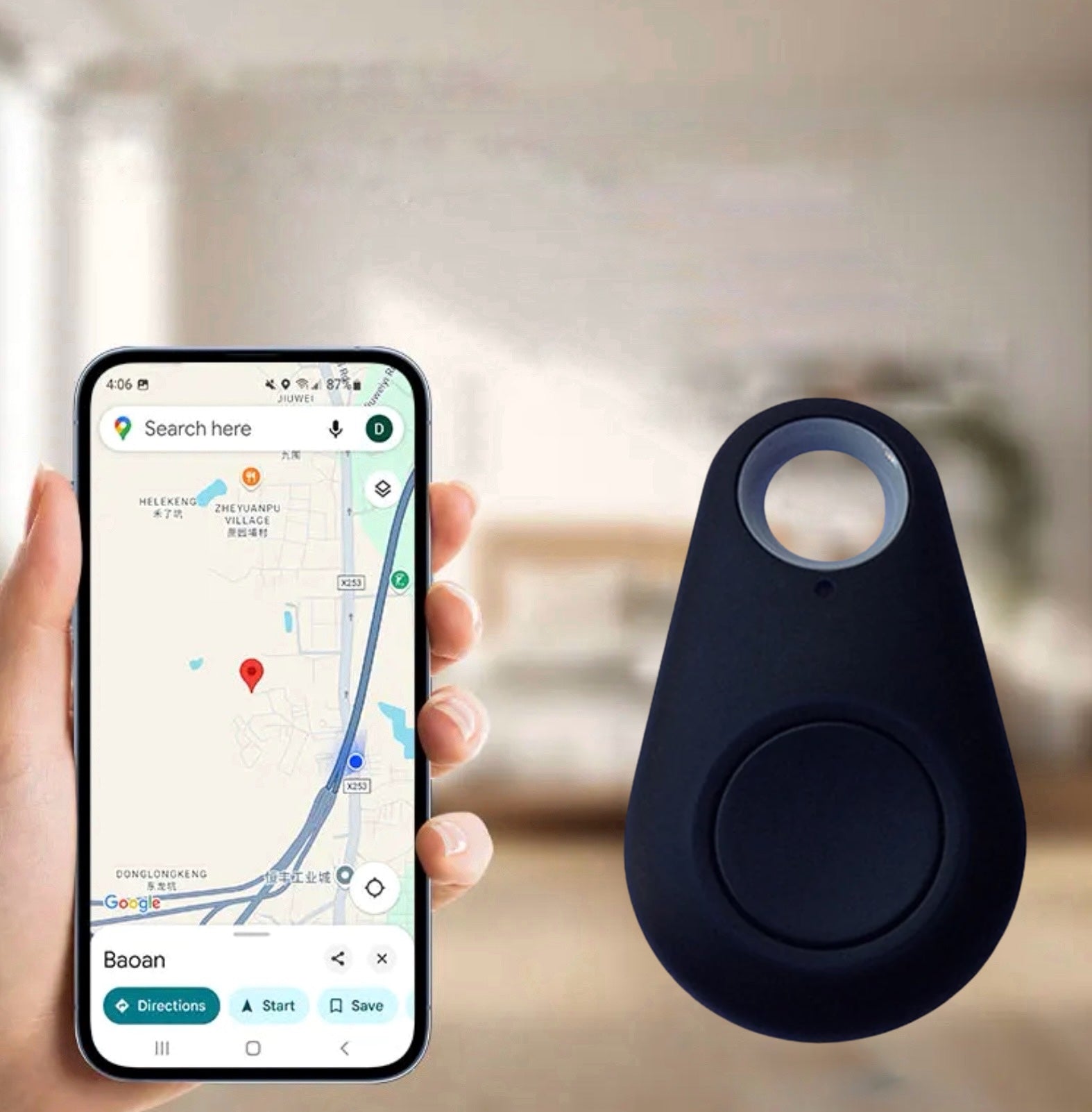 Compact GPS Locator for Children, Pets, and Vehicles – Real-Time Safety in Your Pocket