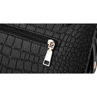 Chic Crocodile Embossed Handbag