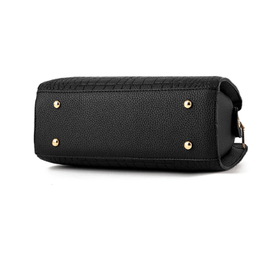 Chic Crocodile Embossed Handbag