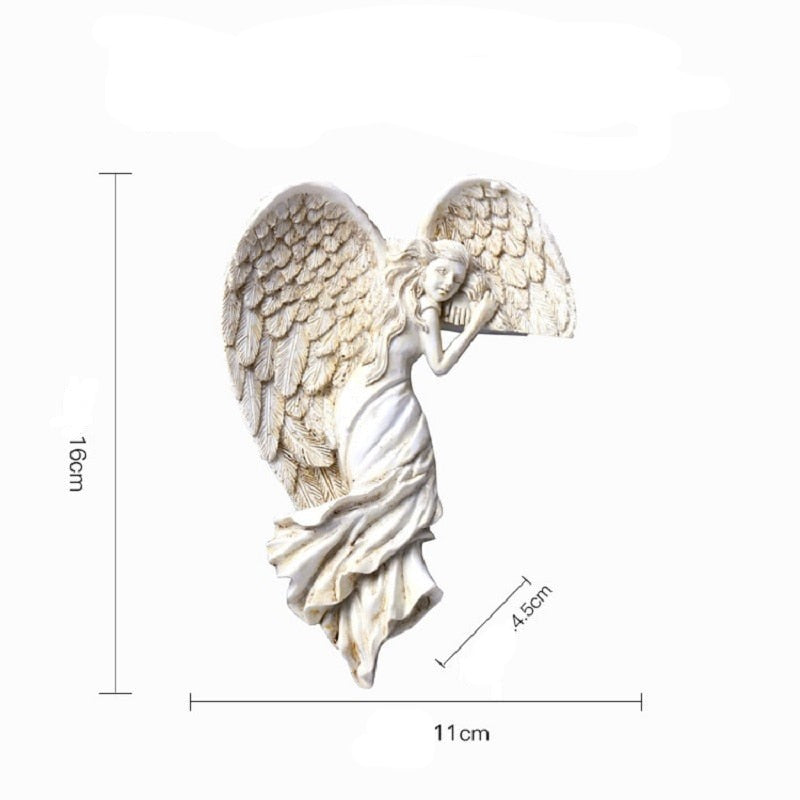 Cute Angel Frame Corner Statue