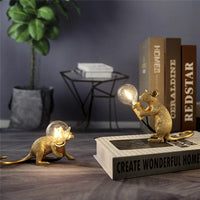 Whimsical Mouse Lamp - Unique Accent Lighting