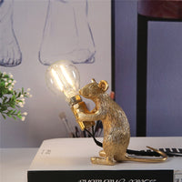 Whimsical Mouse Lamp - Unique Accent Lighting