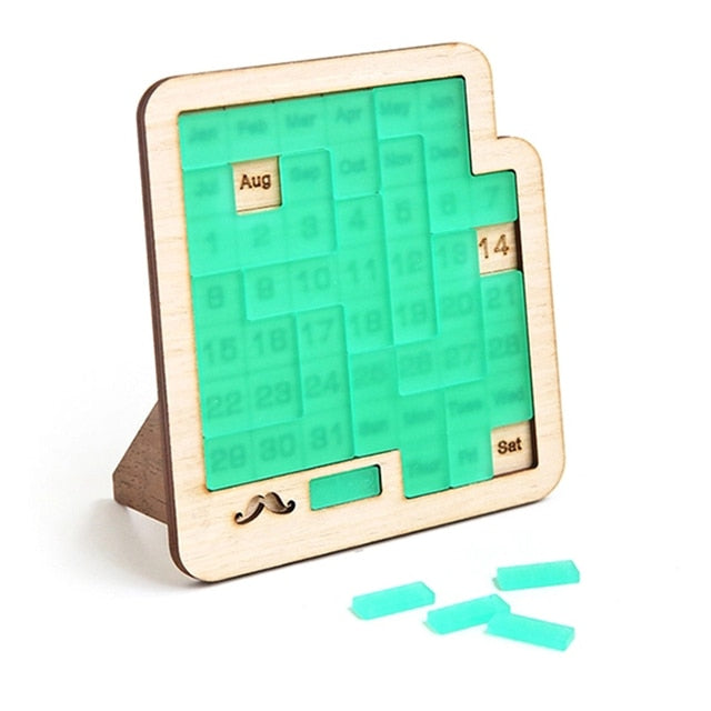 Daily Calendar Wooden Puzzle