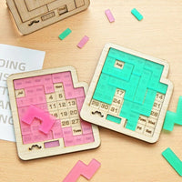 Wooden Perpetual Calendar Puzzle Game