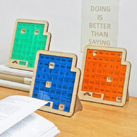 Wooden Perpetual Calendar Puzzle Game