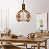 Scandinavian Wood Pendant Light for Ambiance