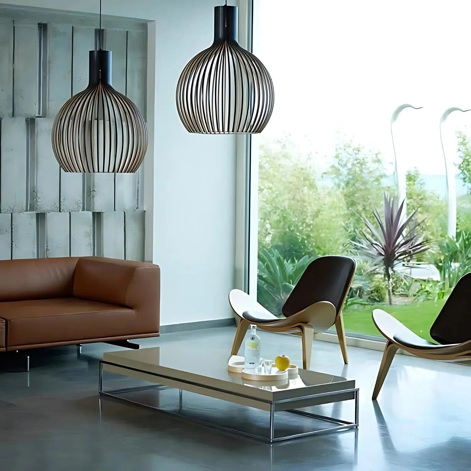 Scandinavian Wood Pendant Light for Ambiance