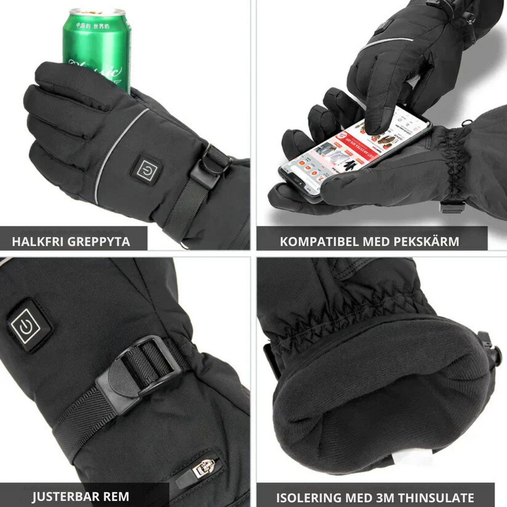 Heated Winter Gloves with 3M Insulation