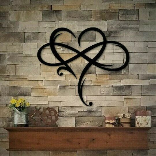 Endless Heart - Steel Wall Decor Metal Wall Art