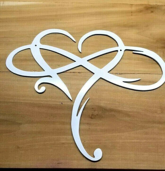 Endless Heart - Steel Wall Decor Metal Wall Art