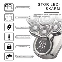 Exclusive 6-in-1 Shaver - grooming kit for head and face