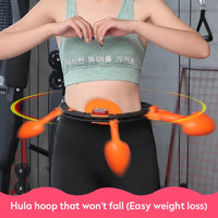 Exercising Hoola Hoop