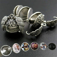 Orbital Photo Locket Necklace