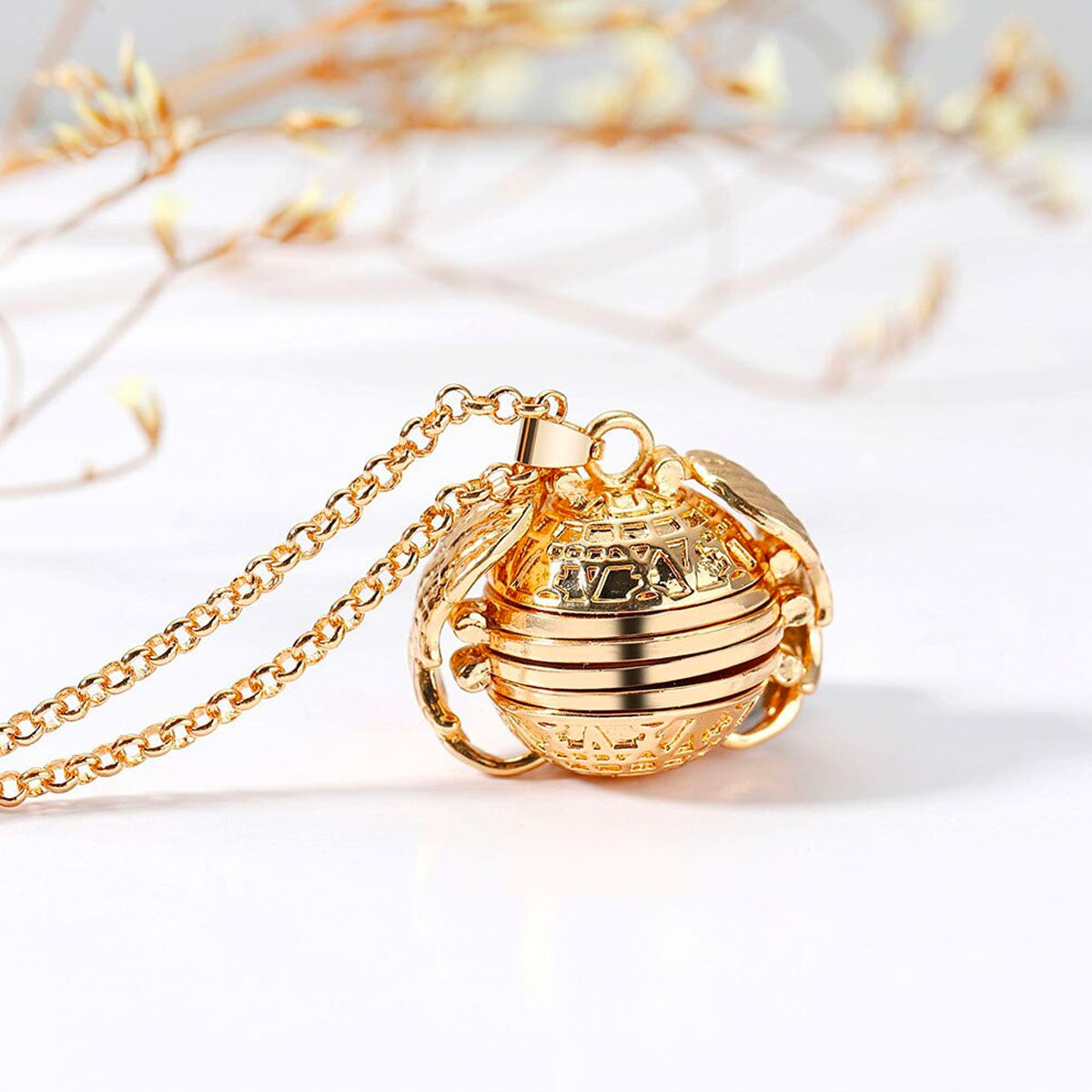 Expandable Photo Locket Necklace